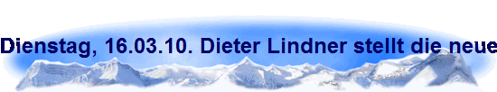 Dienstag, 16.03.10. Dieter Lindner stellt die neuen JJ-Anz�ge vor.