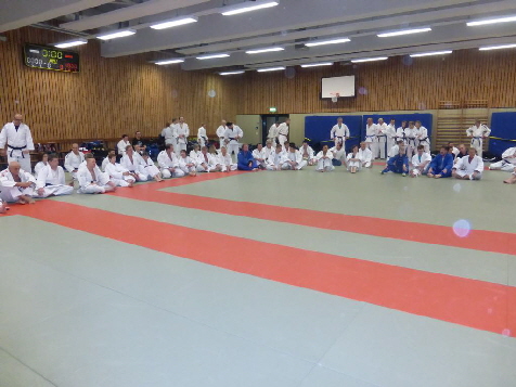 Workshop in der Judohalle mit Ulrich Klocke und Walter Trapp.