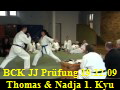 BCK JJ Pr�fung. Thomas & Nadja 1. Kyu