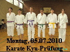 Video von der Kyu-Prüfung Video von der Kyu-Prüfung