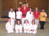 Oktober 2008. Kinder Judo Gruppe mit Trainer Martin Handrich in der Sporthalle Köln-Höhenhaus.