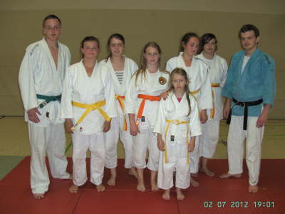 Montag,02.07.2012. Judo Kyu-Pr�fung in der WBG Sporthalle.