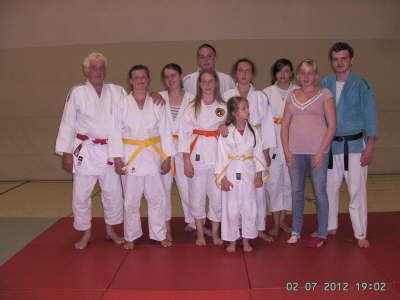 Montag,02.07.2012. Judo Kyu-Pr�fung in der WBG Sporthalle.