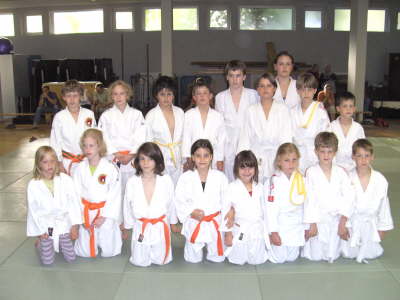Dienstag, 19.06.07. Judo Kyu-Pr�fung in der TH der Schule Kopernikus-Str.