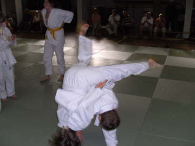 Dienstag, 19.06.07. Judo Kyu-Pr�fung in der TH der Schule Kopernikus-Str.