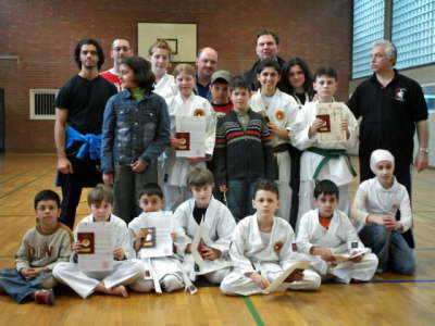 Karate Kyu Pr�fung 27.04.2006