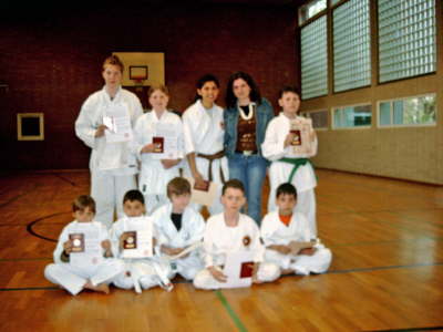 Karate Kyu Pr�fung 27.04.2006