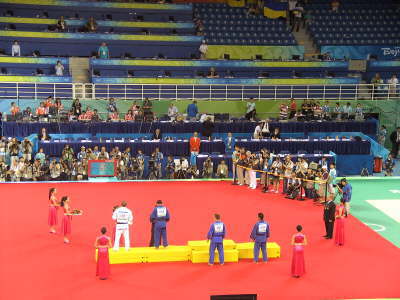 Samstag, 09.08. bis Freitag, 15.08.08. Olympische Judo Wettk�mpfe in Peking.