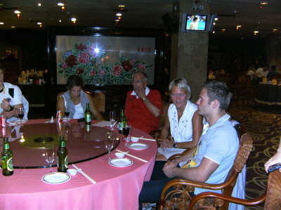 Samstag, 16.08.08. Abschlu�party der Olympia Teilnehmer, Trainer, Funktion�re und Judo Fans.