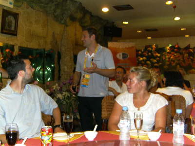 Samstag, 16.08.08. Abschlu�party der Olympia Teilnehmer, Trainer, Funktion�re und Judo Fans.