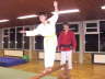Oktober 2008. Kinder Judo Gruppe mit Trainer Martin Handrich in der Sporthalle K�ln-H�henhaus.