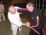 Samstag, 13.12.08. SV Jujutsu Landeslehrgang in der TH Kopernikus-Str. Thema: Waffenabwehrtechniken.