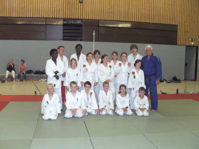Montag, 29.06.09. Judo Kyu-Pr�fung in der WBG Sporthalle.
