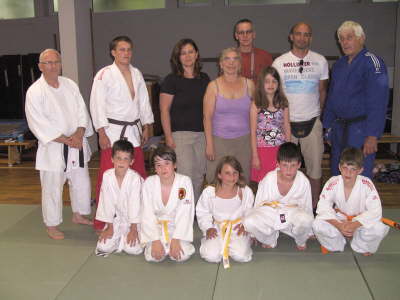 Montag, 29.06.09. Judo Kyu-Pr�fung in der WBG Sporthalle.