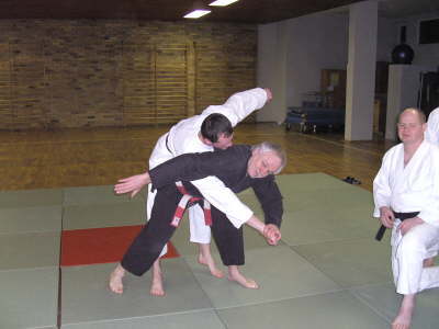 Samstag, 10.03.07. JJ Landeslehrgang in der TH Kopernikus-Str. mit Dieter Lindner 7. Dan.