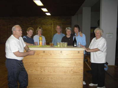 Freitag, 22.08.08. Zweij�hriges Bestehen der "Spa� am Sport" Gruppe.