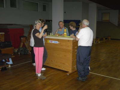 Freitag, 22.08.08. Zweij�hriges Bestehen der "Spa� am Sport" Gruppe.